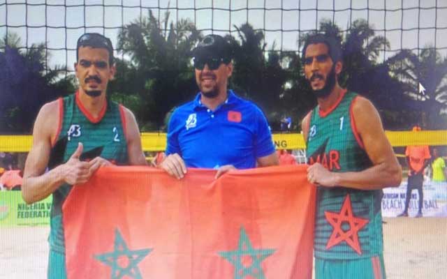 المغرب بطل افريقيا للكرة الطائرة الشاطئية