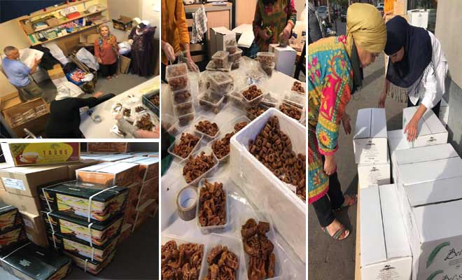 جمعية دار الورد ببلجيكا تبصم على حملة كبيرة لتوزيع التمور والمستلزمات الغذائية على المحتاجين والسجناء المسلمين