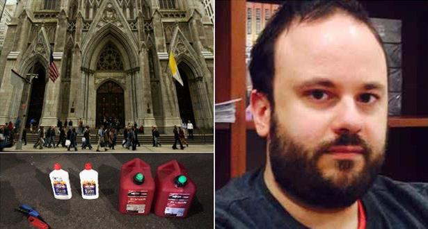 توقيف شخص يحمل مواد قابلة للاشتعال في كاتدرائية في نيويورك