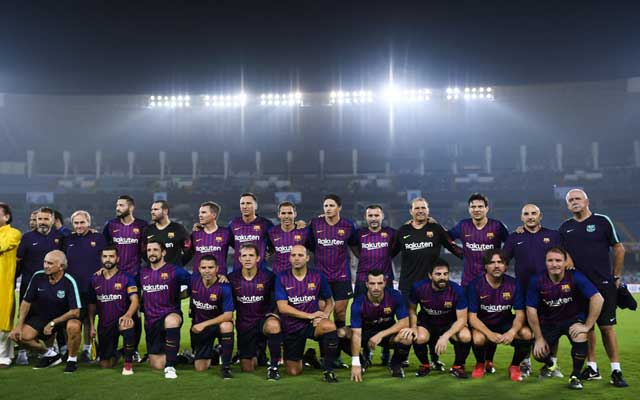 أساطير برشلونة يخوضون مباراة ودية بالمحمدية في هذا التاريخ
