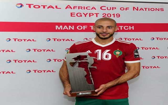 اختيار نور الدين أمرابط "رجل المباراة" بين المغرب والكوت ديفوار
