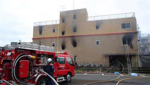 حريق متعمد باستديو للتصوير في اليابان يودي بحياة 24 شخصا