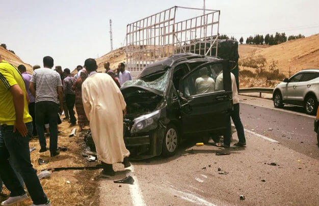 حادث سير مميت يودي بحياة أربعة أشخاص ضواحي أكادير