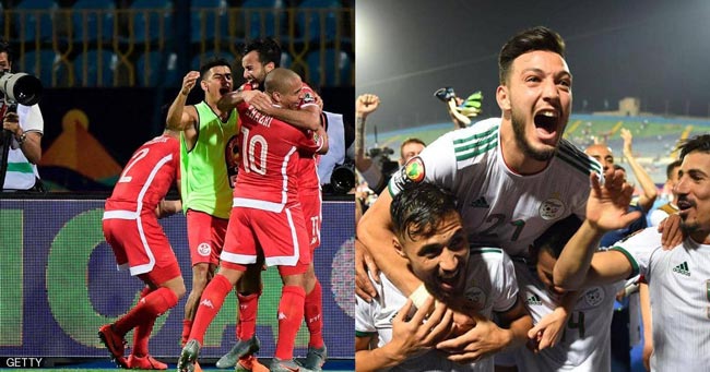 "كان 2019".. الجزائر وتونس تسعيان لحلم "النهائي العربي" في موقعة يوم الأحد