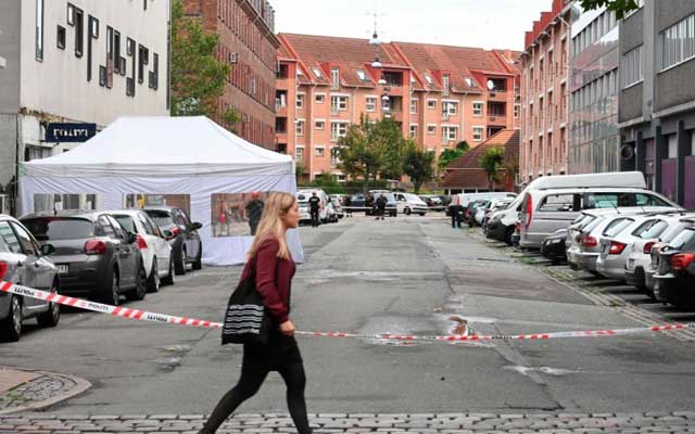 السطات الدنماركية تبحث عن هارب من موقع انفجار مركز الشرطة