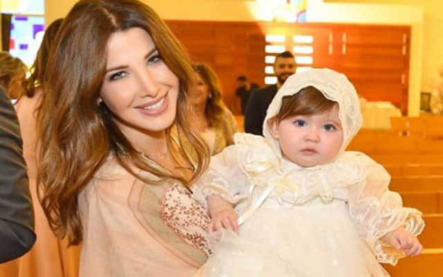 نانسي عجرم تحتفل بعيد ميلاد ابنتها الأول