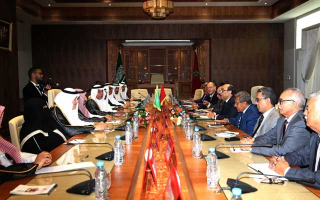 المالكي يستقبل رئيس لجنة الصداقة السعودية المغربية بمجلس الشورى السعودي
