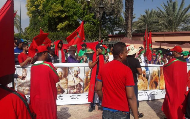الباعة المتجولون يحتجون أمام ولاية مراكش..وهذه مطالبهم