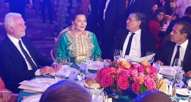الأميرة للا حسناء تترأس حفل عشاء بلوس أنجلس يحتفي بالدولة العلوية باعتبارها "دولة تسامح"