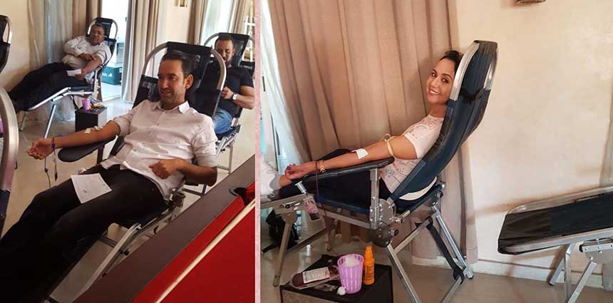 لمة قدماء الشبيبة الاتحادية ترفع راية التبرع بالدم بمراكش