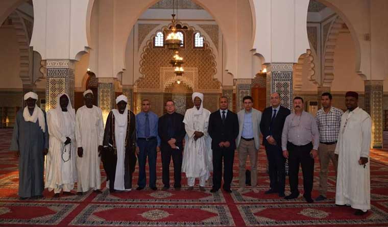 لقرب افتتاحه.. وفد مغربي يتفقد مسجد محمد السادس بالعاصمة التشادية