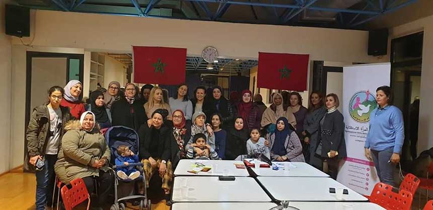 منظمة المرأة الاستقلالية تحل بإيطاليا في لقاء تكويني لفائدة نساء المغرب المهاجرات
