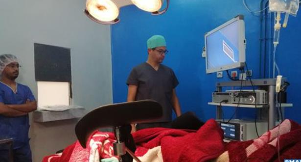إجراء أول عملية جراحية بالليزر للمسالك البولية في مستشفى الحسن الثاني بالداخلة