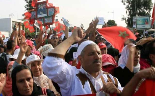 ساكنة بئر النصر تنظم مسيرة احتجاجية صوب عمالة بنسليمان وهذه مطالبها