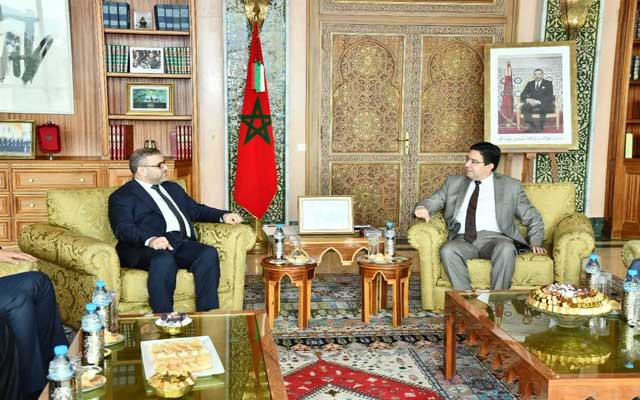 بوريطة يتباحث مع رئيس المجلس الأعلى لليبيا