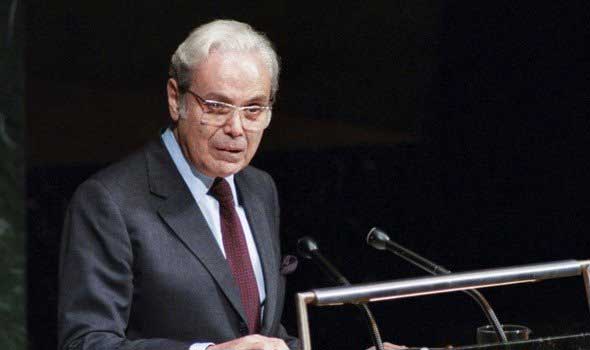 وفاة الأمين العام الأسبق للأمم المتحدة خافيير بيريز دي كوييار