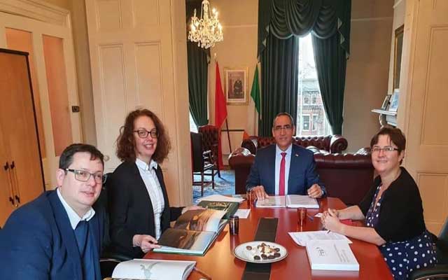 سفير المغرب بايرلندا يضع اللبنات الأولى للتعاون بين جامعتي دبلن وتطوان