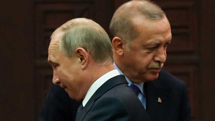 بوتين يمسح وجه السلطان أردوغان في التراب! (مع فيديو)