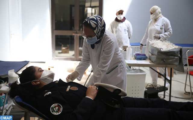 فيروس كورونا .. نساء ورجال الأمن بالدار البيضاء معبأون من أجل تعزيز المخزون من الدم