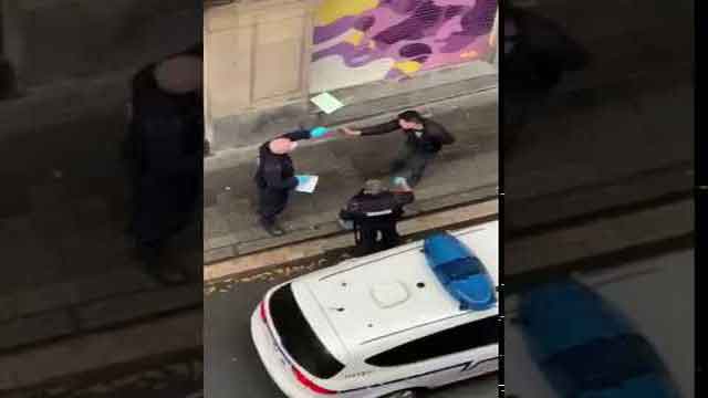 البوليس الاسباني يكشف عن همجيته ضد معاق مغربي في زمن كورونا ( مع فيديو)