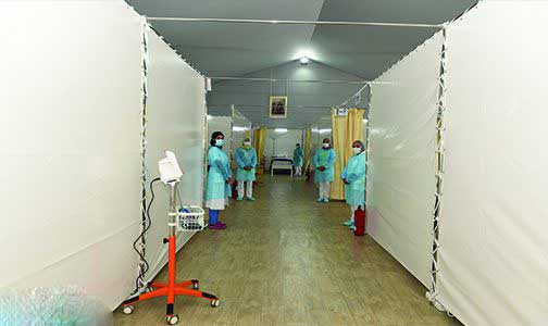 صاحبا المشروع يكشفان سير وتيرة إنجاز المستشفى الميداني بالدار البيضاء