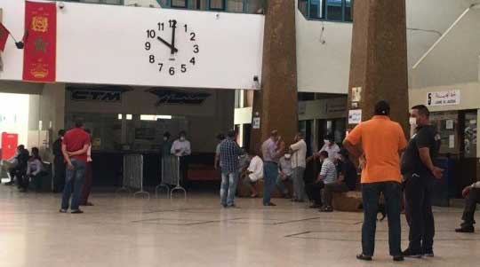 محطة المسافرين بمراكش تتحول لمختبر تحاليل للكشف عن كورونا