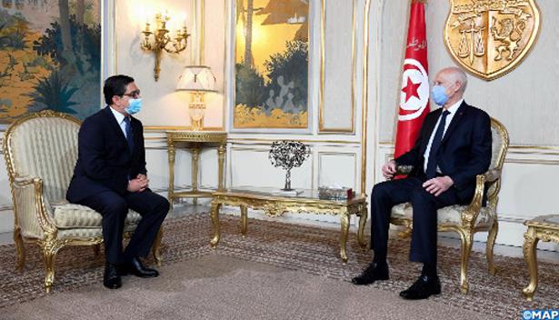 بوريطة ينقل رسالة شفوية من الملك محمد السادس إلى الرئيس التونسي