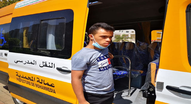 المحمدية: جمعية سند تتوصل بحافلة للنقل المدرسي
