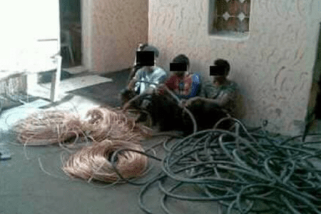 بوليس المحمدية يسقط  شبكة سرقة الأسلاك الكهربائية
