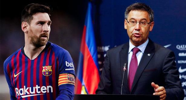 استقالة بارتوميو من رئاسة نادي برشلونة