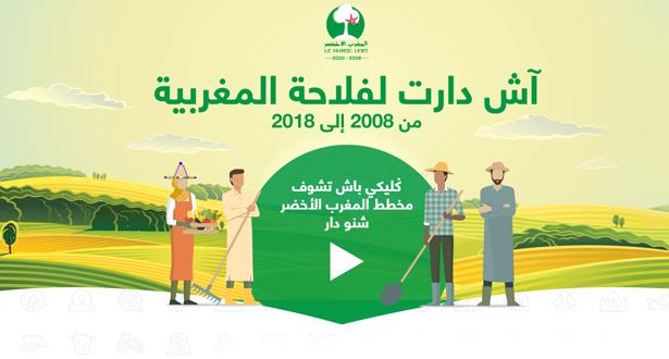 إطلاق موقع إلكتروني جديد لرصد عشر سنوات من إنجازات "مخطط المغرب الأخضر"
