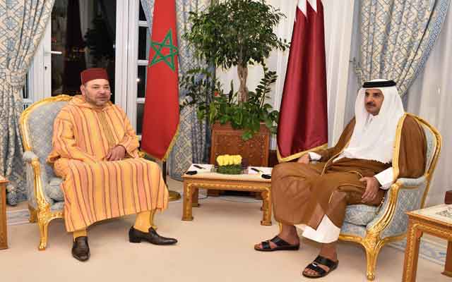 الملك محمد السادس يجري اتصالا هاتفيا بأمير دولة قطر