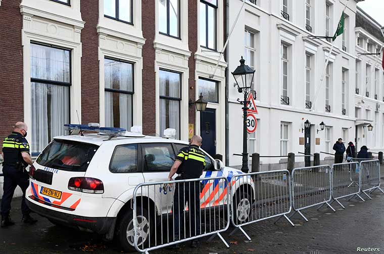 هذا ما أعلنته النيابة العامة الهولندية بخصوص إطلاق النار على سفارة السعودية بلاهاي