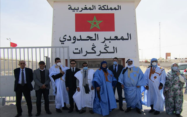 هيئة الموثقين بالمغرب تقوم بزيارة ميدانية  لمعبر الكركرات