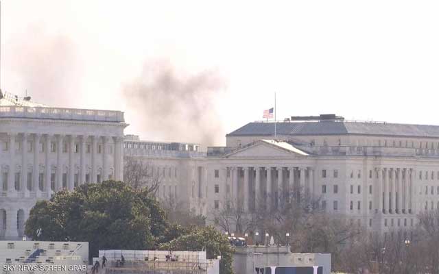 "تهديد أمني خارجي" يغلق مبنى الكونغرس الأميركي