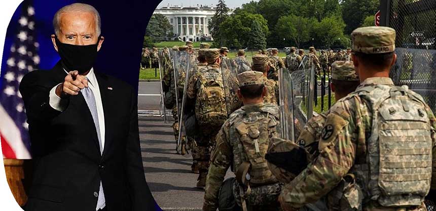 الحرس الوطني الأمريكي يعبئ 15 ألفا من القوات لتأمين تنصيب الرئيس بايدن