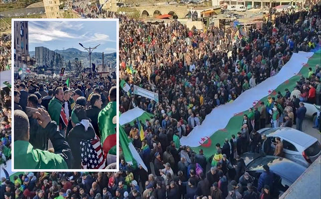 الذكرى الثانية للحراك.. مظاهرات صاخبة في الجزائر للمطالبة بتغيير حكم "العسكر"