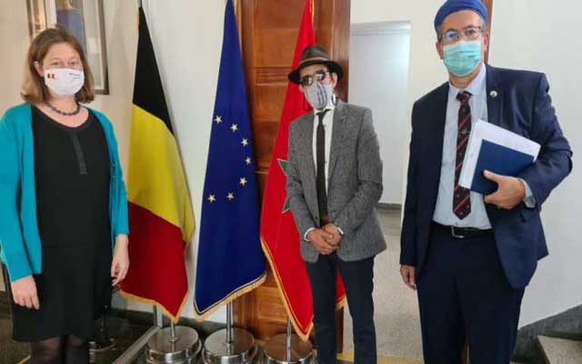 التجمع العالمي الأمازيغي يناقش الأمازيغية في السفارة البلجيكية بالرباط