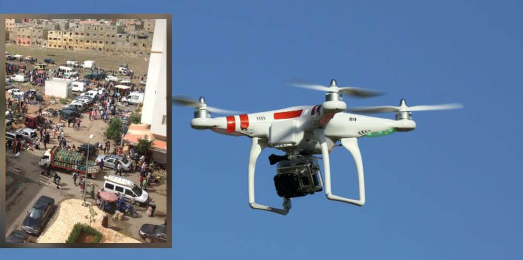 السلطات تستعين بطائرة "الدرون" لرصد البناء العشوائي بضواحي المحمدية