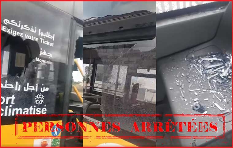 أمن الدار البيضاء يلقي القبض على "مخربي" حافلة النقل الحضري