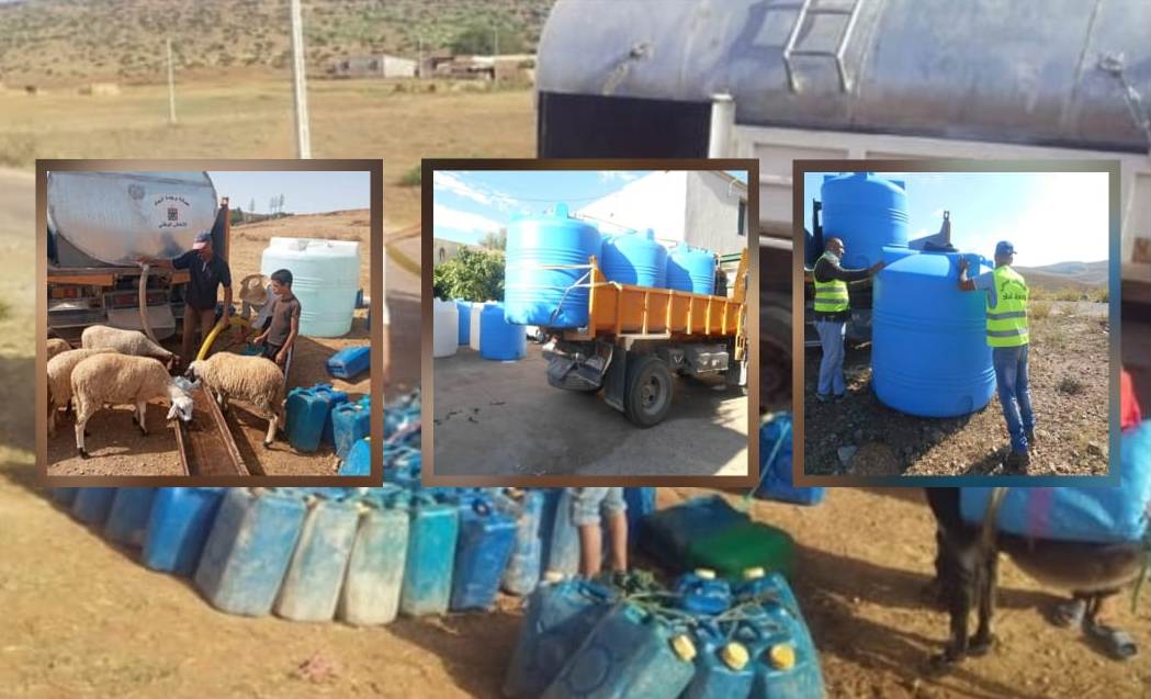 سلطات عمالة وجدة أنكاد تروي عطش 80 دوارا لمواجهة ندرة الماء في الصيف