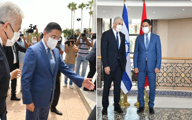 ناصر بوريطة يستقبل وزير الشؤون الخارجية الإسرائيلي