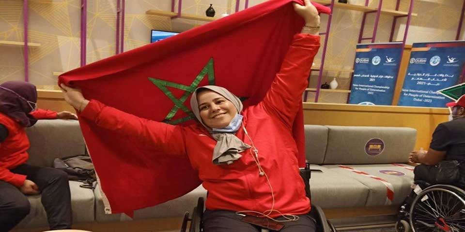 المغربية عمودي تتوج بميدالية بالألعاب البارالمبية بطوكيو