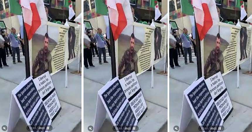 المعارضة الجزائرية تتظاهر أمام قنصليات بلادها في كندا وأمريكا (مع فيديو)