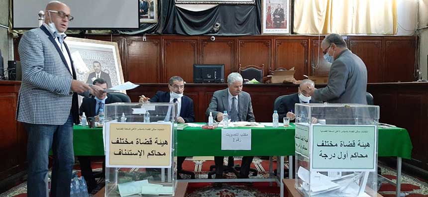 مشاركة نصف القضاة في انتخابات المجلس الأعلى في ثلاث ساعات