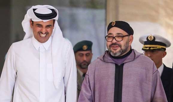 الملك يشكر أمير قطر على دعم بلاده الصريح لمغربية الصحراء