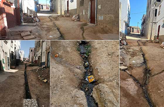 معاناة ساكنة أورير بأكادير لسنوات عجاف مع شبكة الصرف الصحي