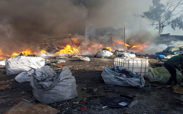 الوقاية المدنية للبيضاء تجنب ساكنة "دوار ولاد هراو" حريقا مهولا
