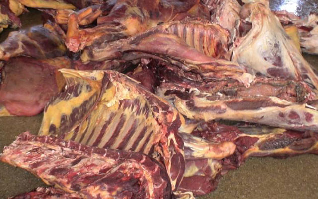 درك تارودانت يحجز نصف طن من اللحوم الفاسدة كانت موجهة لبطون المستهلكين في أكادير