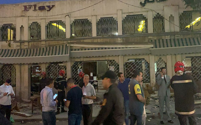 وفيات وإصابات إثر انهيار جزء من واجهة مقهى وسط الدار البيضاء